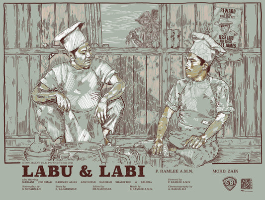 "Labu & Labi" Poster Variant (Technicolour Green)